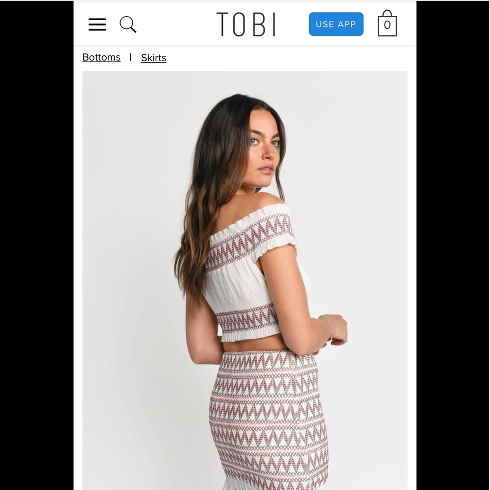TOBI skirt NWT
